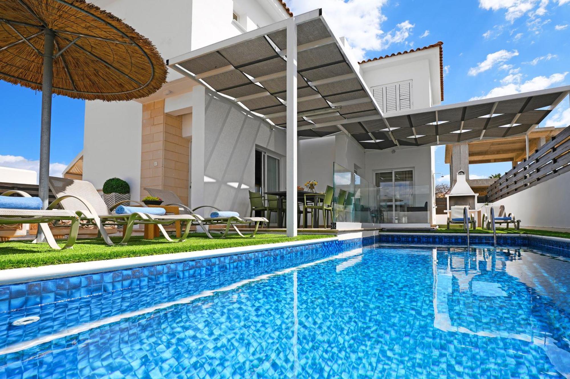 Villa White Star - 100M From Serena Beach Protaras Buitenkant foto