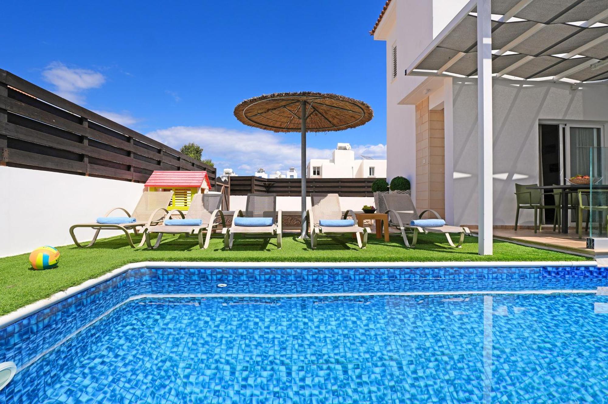 Villa White Star - 100M From Serena Beach Protaras Buitenkant foto